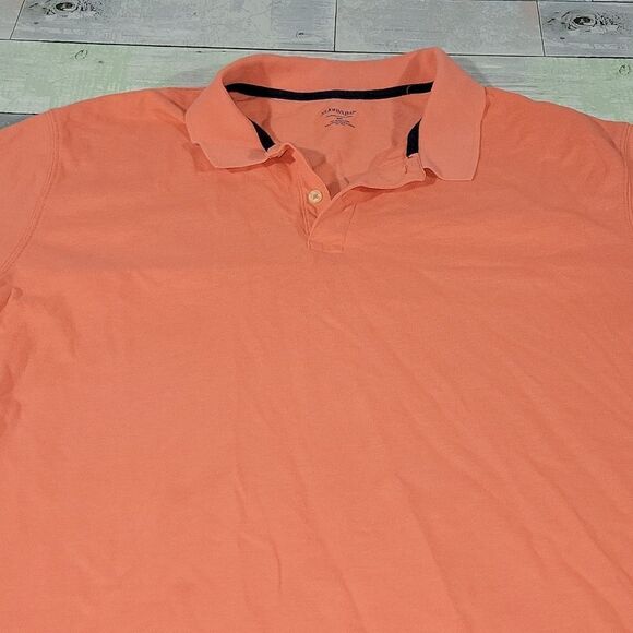 Coral St. JOHN'S BAY Herotage Pique Polo sz XXL - Picture 2 of 4